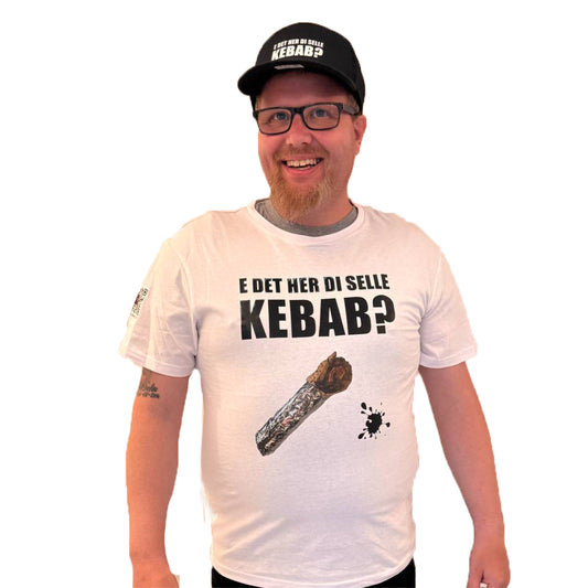 T-skjorte: E det her de selle kebab
